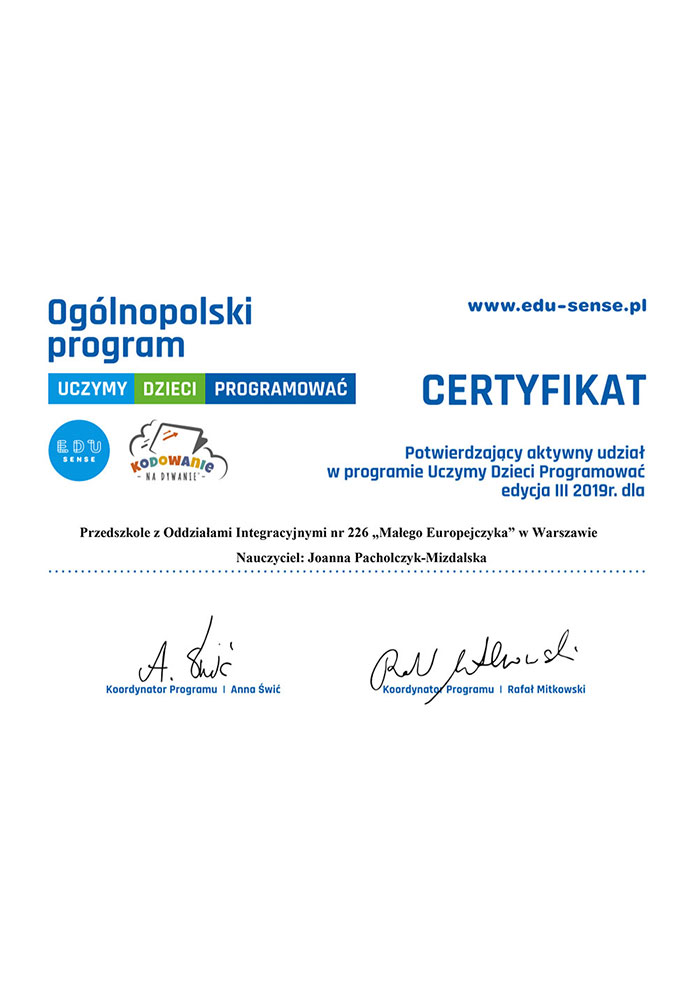 UDPIII-certyfikat