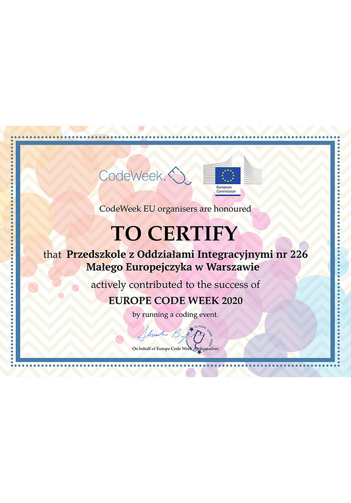 2020-10_Certyfikat-Europe-Code-Week-2020