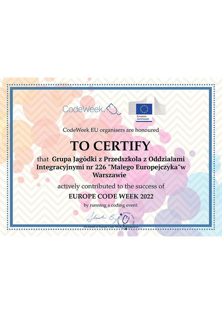 2023-01_Certyfikat-Europe-Code-Week-Jagodki